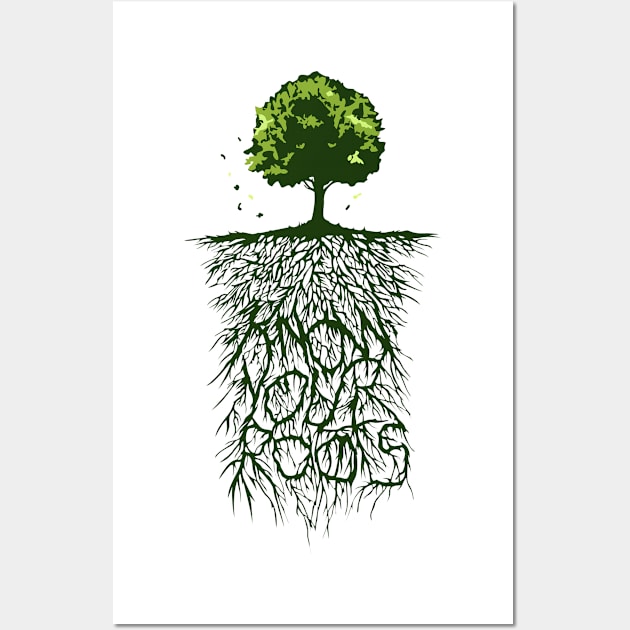 Roots Series: Know Your Roots Tree Wall Art by Jarecrow 